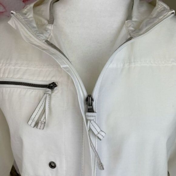 Women’s Columbia Jacket with Hood White Size M - Picture 3 of 12